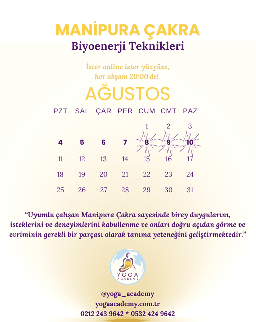 ÇAKRA ÇALIŞMALARI