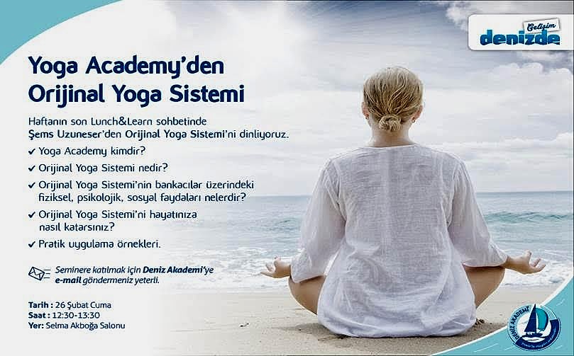 DENİZBANK - ORİJİNAL YOGA SİSTEMİ SUNUMU