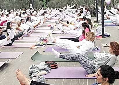 Kazdağları’nda yoga festivali